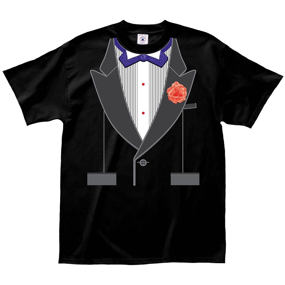 S or 3X New Tuxedo shirt t-shirt short sleeve